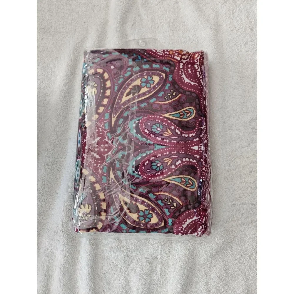 Mcleland Design Shower Curtain‎ Paisley Teal And Purple. 100% Polyester 72x72